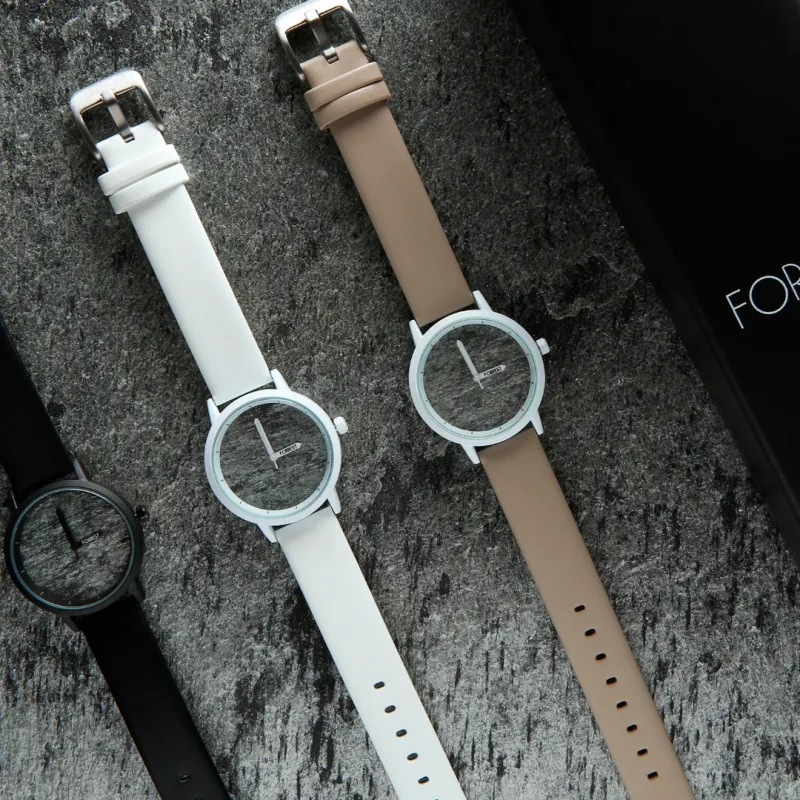 wooden watch zirro - grey stone
