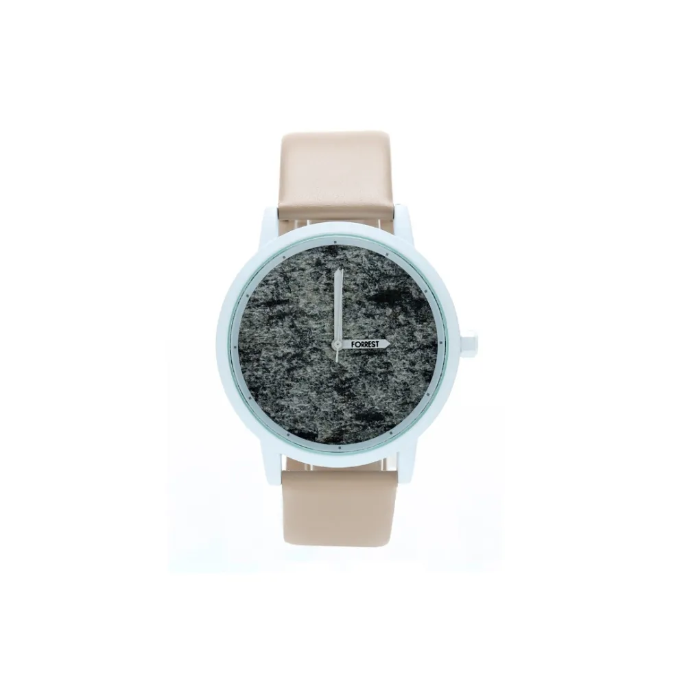 wooden watch zirro - grey stone