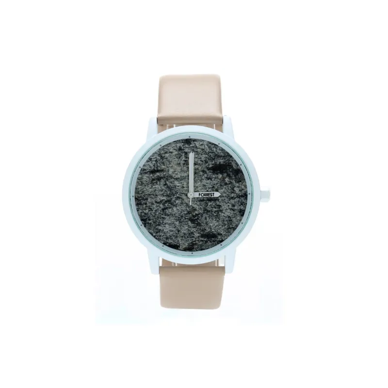 wooden watch zirro - grey stone