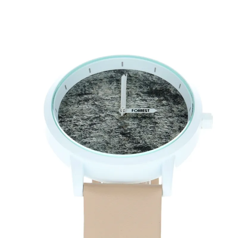 wooden watch zirro - grey stone
