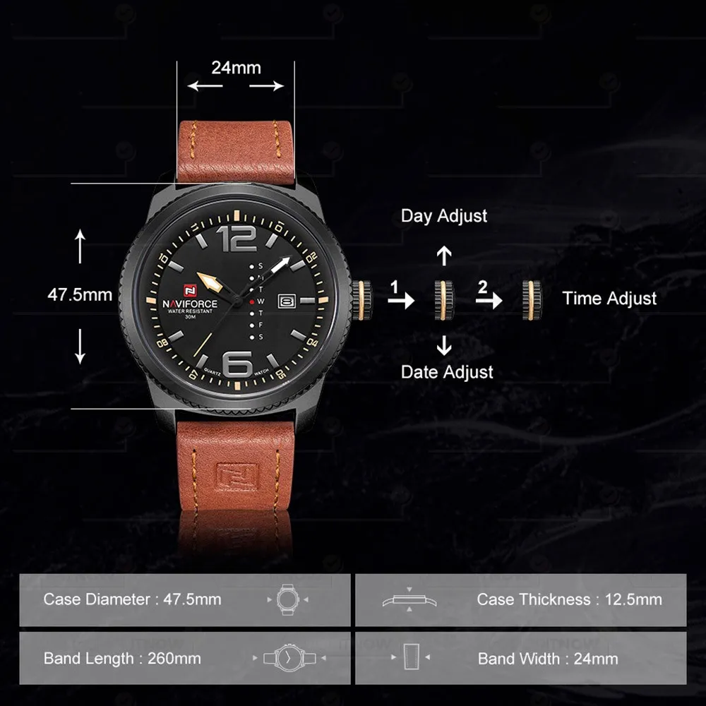 watch naviforce 9063