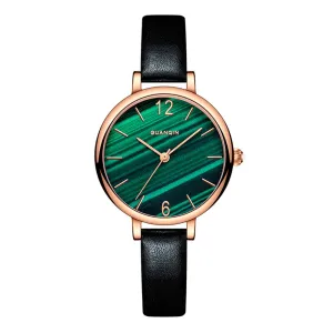 Rose Gold Case / Black Silicone Strap