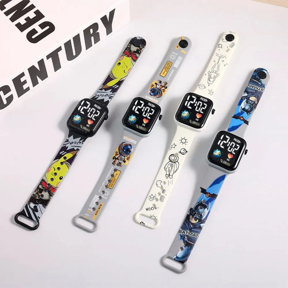 Cartoon Printed Digital Watch