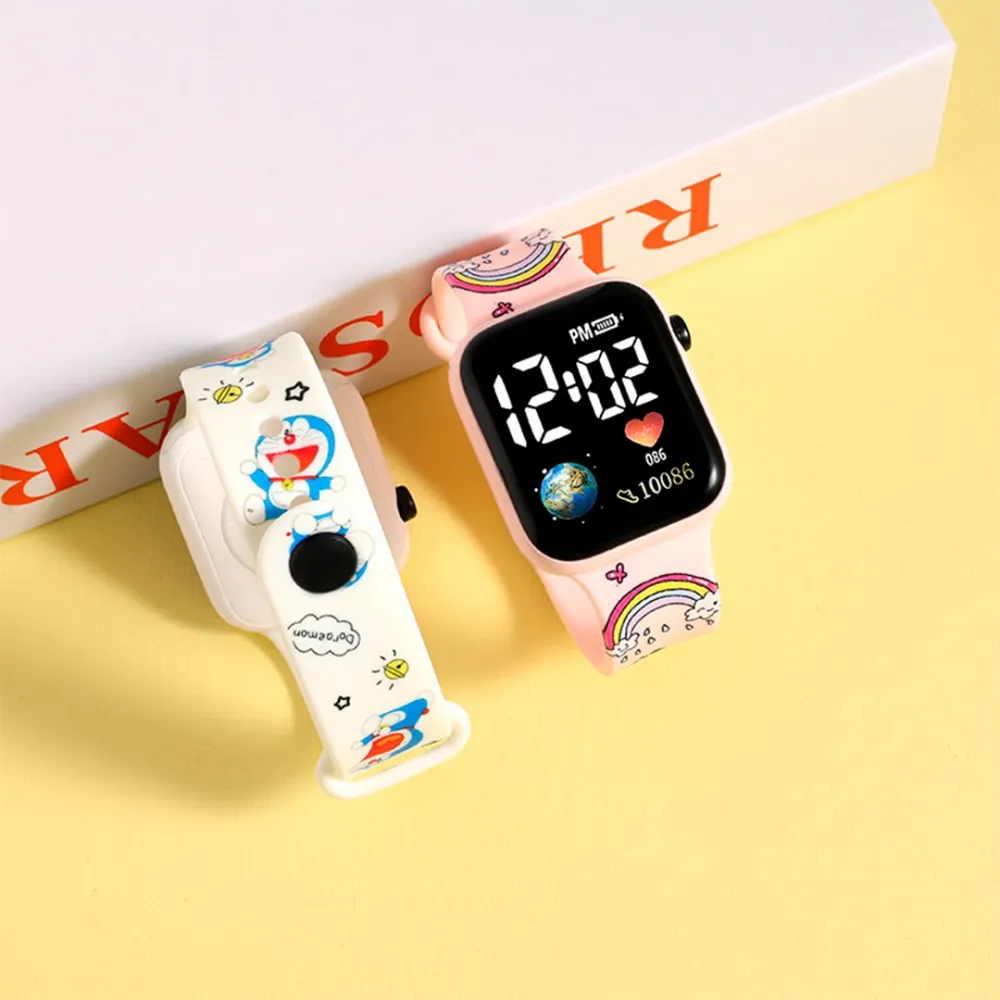 Cartoon Printed Digital Watch