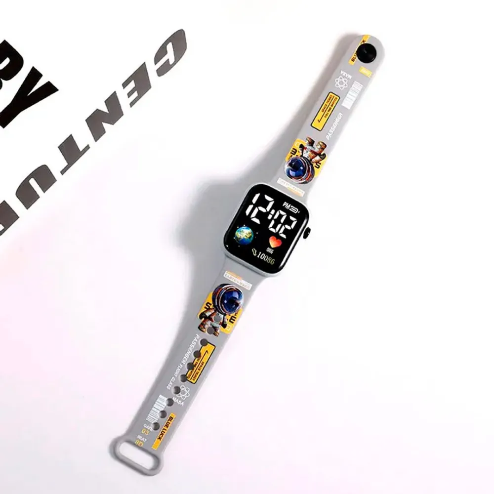 Cartoon Printed Digital Watch