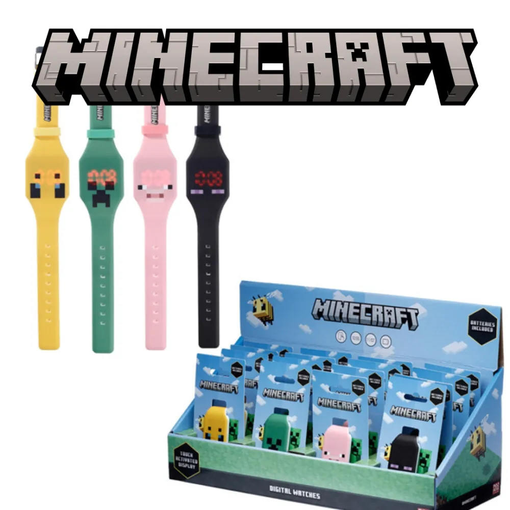 Kids Digital Clock Minecraft