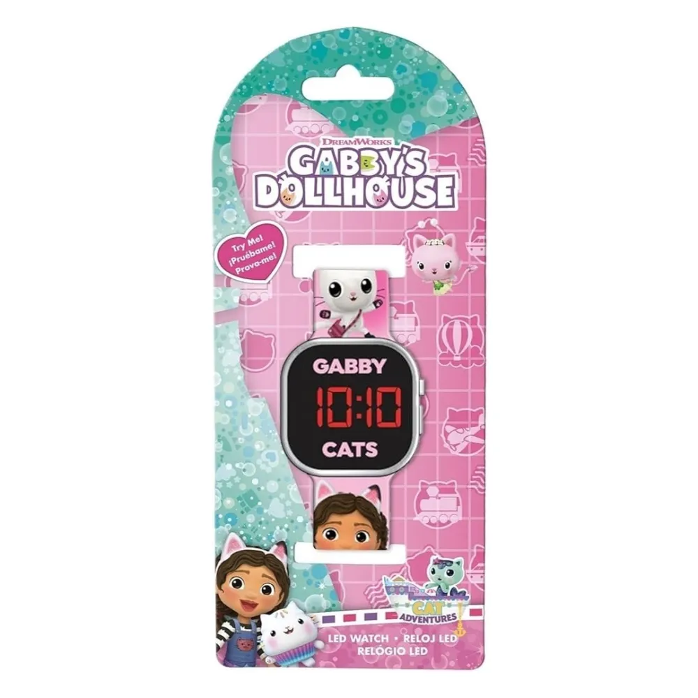 Kids Digital Clock Gabbys Dollhouse
