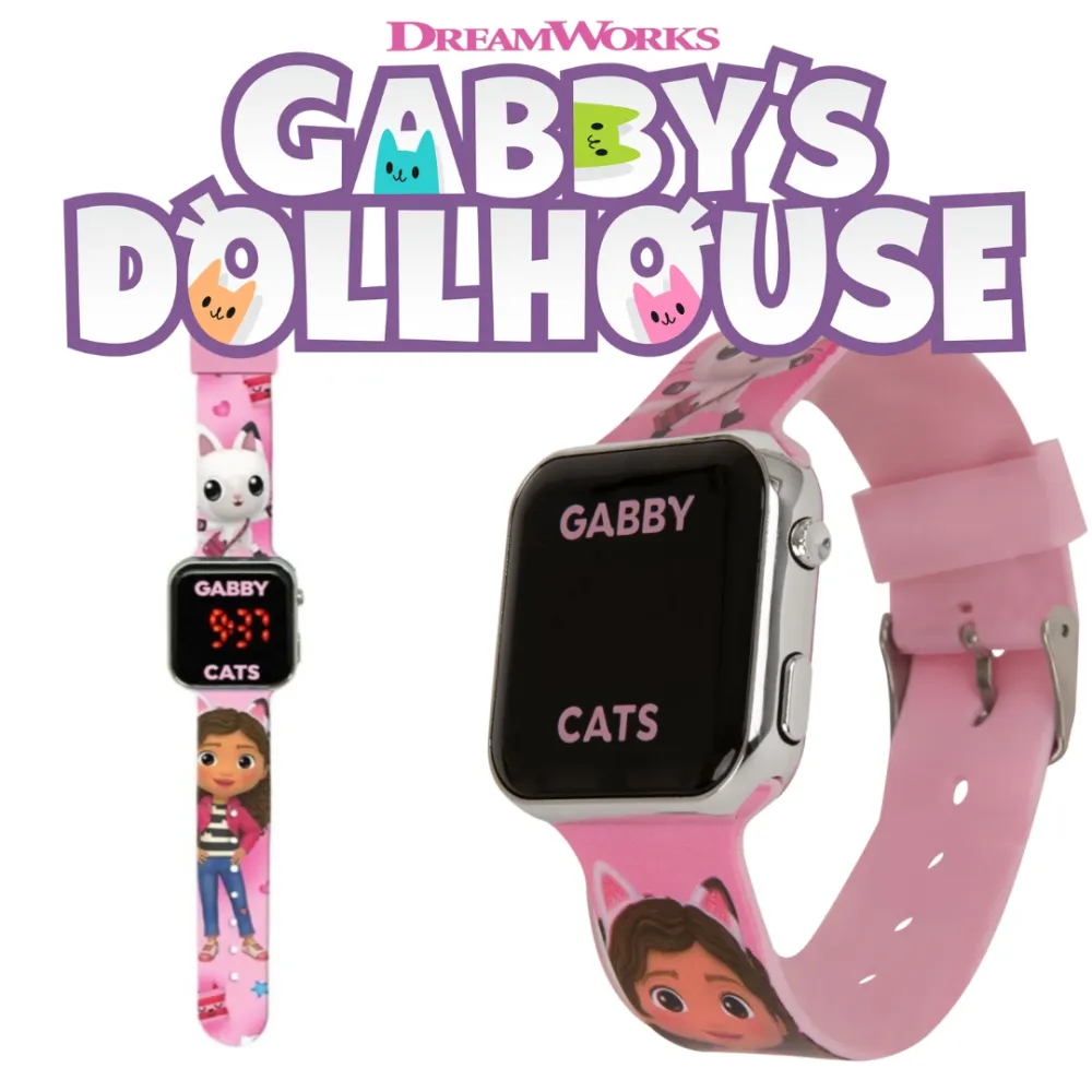 Kids Digital Clock Gabbys Dollhouse