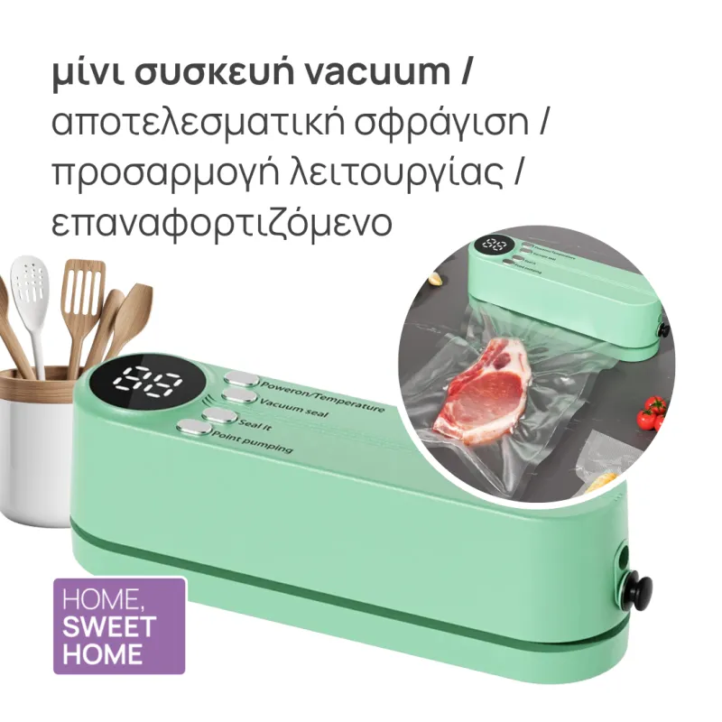 Mini Rechargeable Vacuum Sealer & Food Heat Sealer