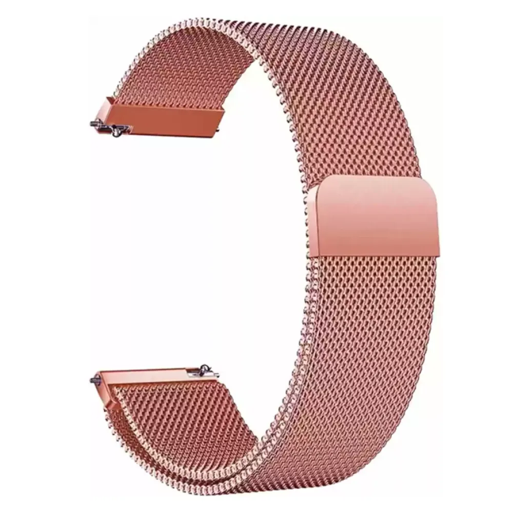 metallic strap with magnetic clasp 22mm