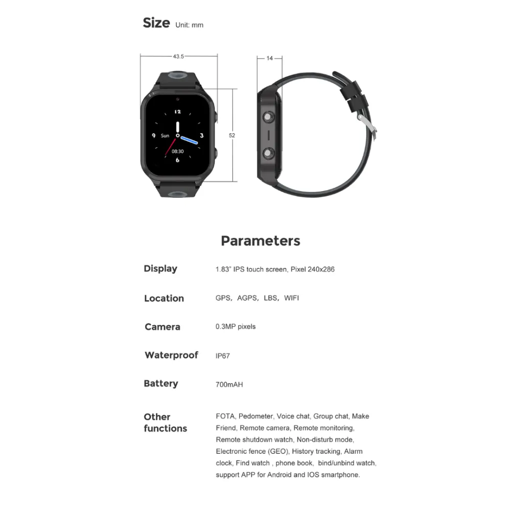 Smartwatch LT56 4G