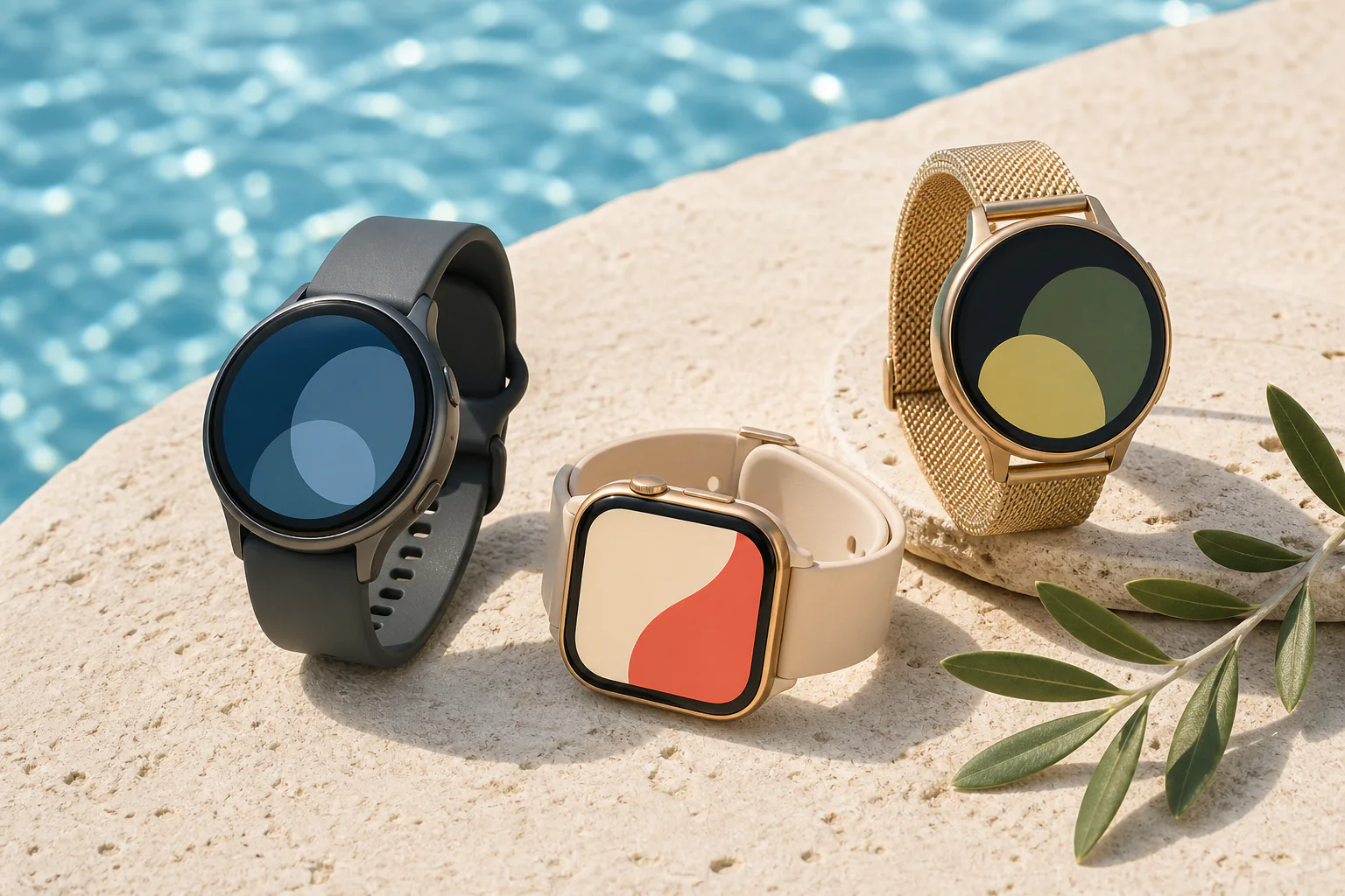 Smartwatches σε καλοκαιρινό σκηνικό